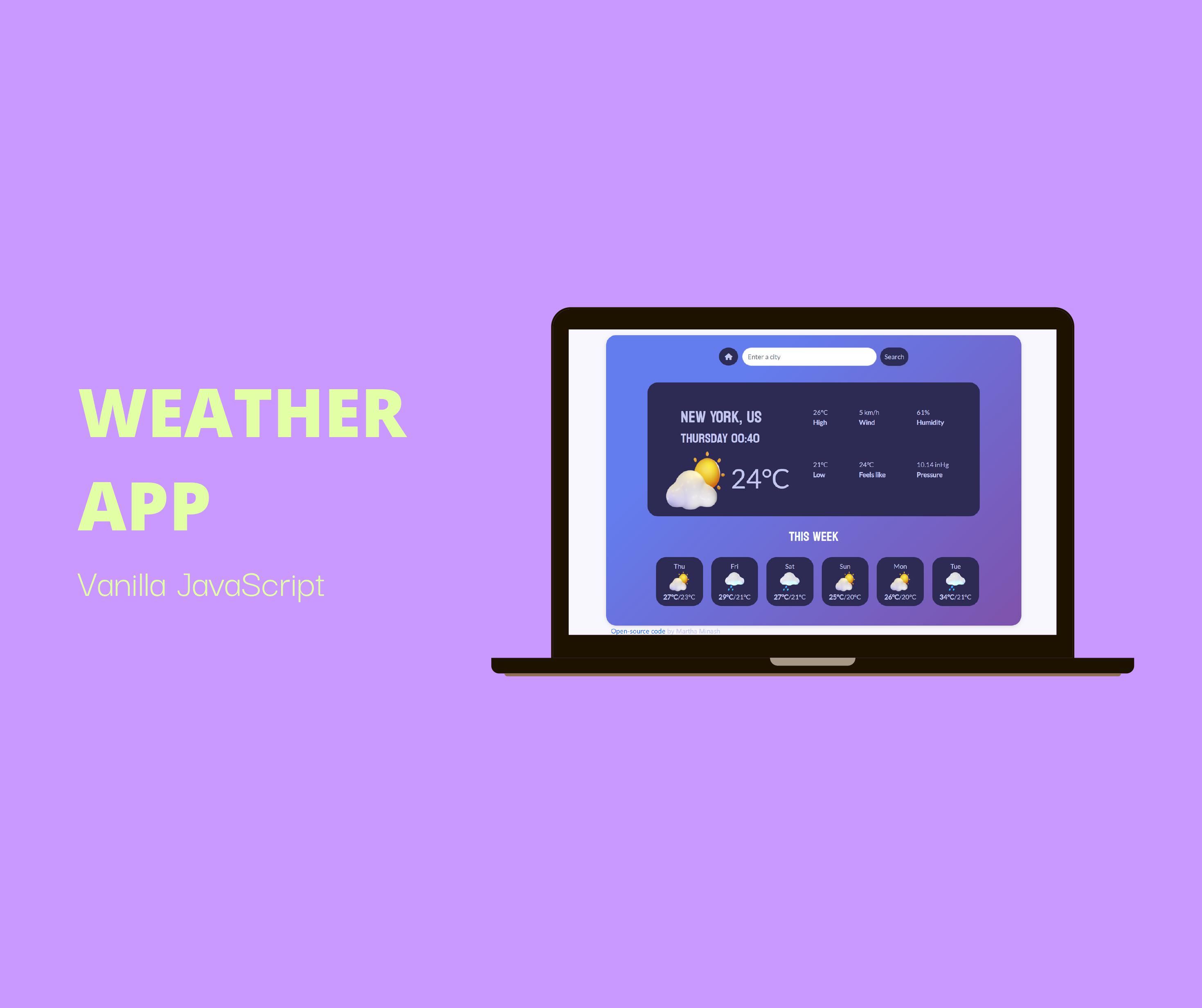 Weather App Vanilla